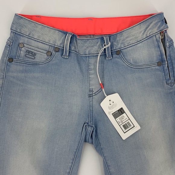 G-Star Raw NWT Light Vintage Blue Icon Legging Style Side Zipper Jeans, 25/32 - Picture 4 of 16